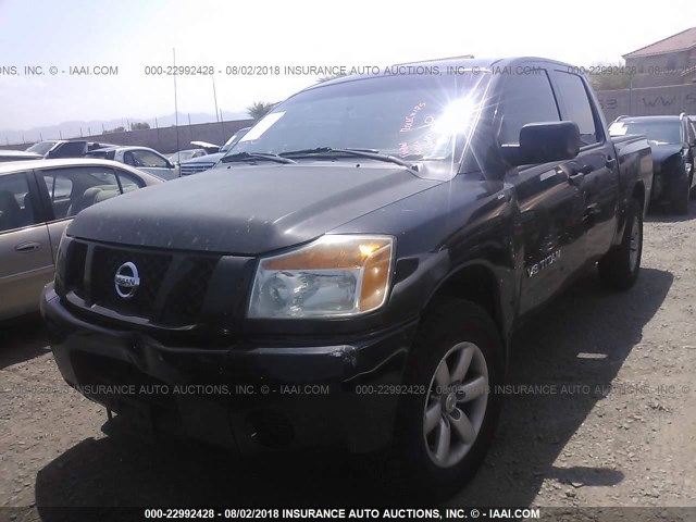 1N6AA0EK4AN323478 - 2010 NISSAN TITAN XE/SE/LE BLACK photo 2