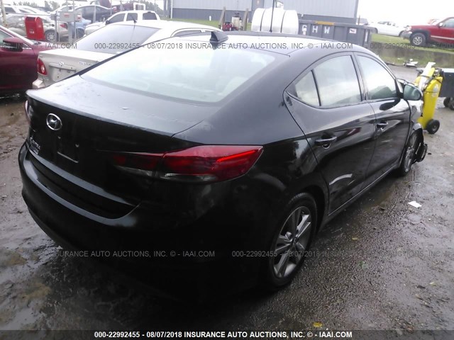 5NPD84LF9HH122937 - 2017 HYUNDAI ELANTRA SE/VALUE/LIMITED BLACK photo 4