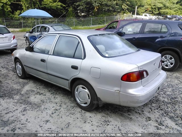 2T1BR12E5YC271196 - 2000 TOYOTA COROLLA VE/CE/LE 银色 照片 3