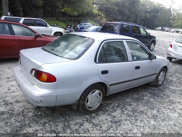 2T1BR12E5YC271196 - 2000 TOYOTA COROLLA VE/CE/LE 银色 照片 4