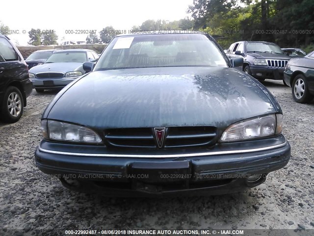 1G2HX53L3N1290466 - 1992 PONTIAC BONNEVILLE SE BLUE photo 6