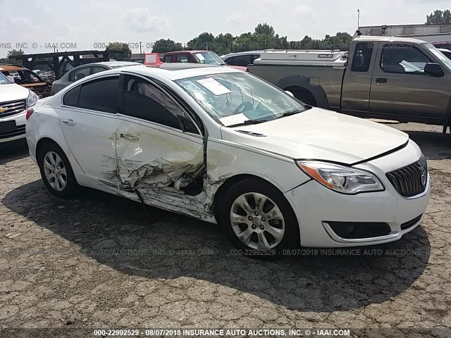 2G4GM5ER4E9169809 - 2014 BUICK REGAL PREMIUM WHITE photo 1