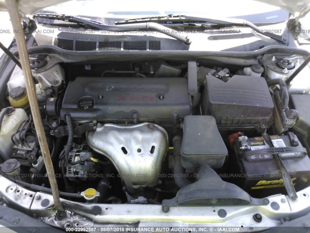 4T1BE46KX9U892902 - 2009 TOYOTA CAMRY SE/LE/XLE SILVER photo 10