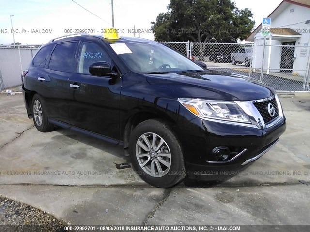 5N1AR2MN1GC629881 - 2016 NISSAN PATHFINDER S/SV/SL/PLATINUM BLACK photo 1