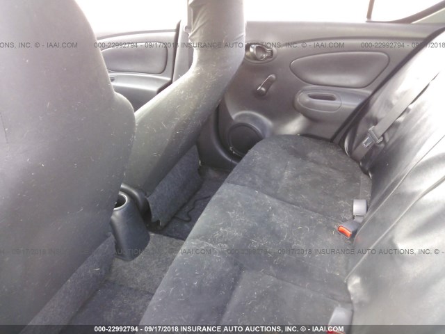 3N1CN7AP2CL918622 - 2012 NISSAN VERSA S/SV/SL GRAY photo 8