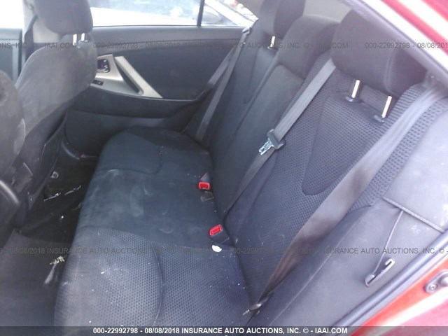 4T1BF3EK1BU178882 - 2011 TOYOTA CAMRY SE/LE/XLE BURGUNDY photo 8