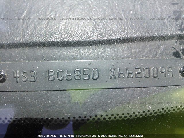 4S3BG6850X6620099 - 1999 SUBARU LEGACY OUTBACK/SSV/LIMITED/30TH SILVER photo 9