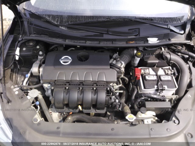 3N1AB7AP5DL723017 - 2013 NISSAN SENTRA S/SV/SR/SL BLACK photo 10