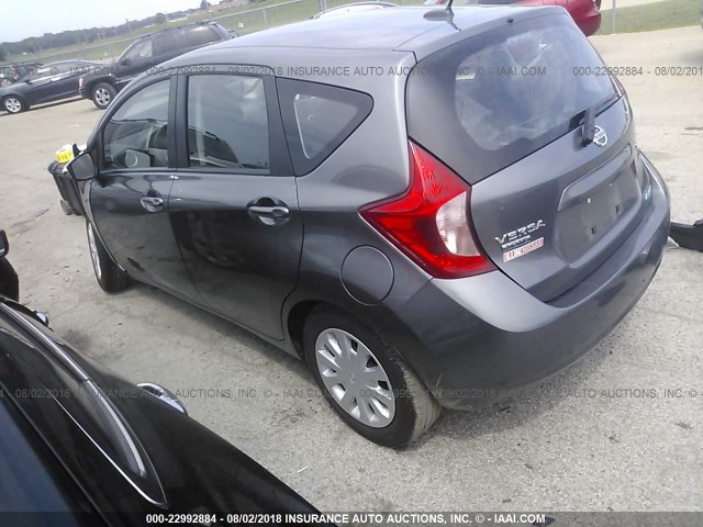 3N1CE2CP7GL401600 - 2016 NISSAN VERSA NOTE S/S PLUS/SV/SL/SR GRAY photo 3