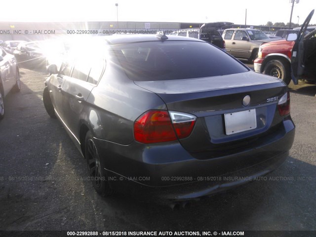 WBAVB13576PT17414 - 2006 BMW 325 I GRAY photo 3