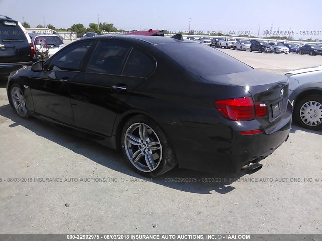 WBAFR9C57BC758167 - 2011 BMW 550 I BLACK photo 3