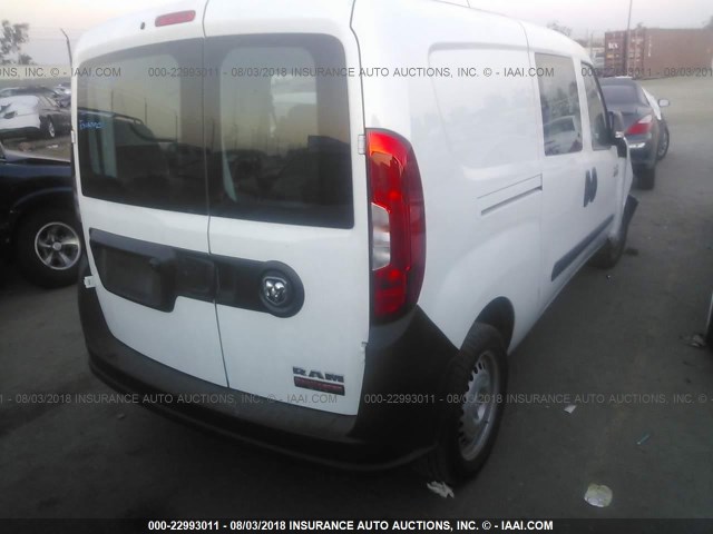 ZFBERFAB9H6G36266 - 2017 RAM PROMASTER CITY  WHITE photo 4