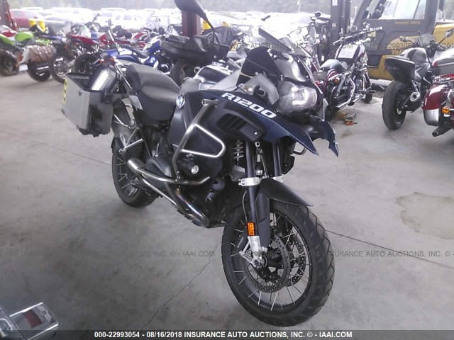 WB10A1206GZ664676 - 2016 BMW R1200 GS ADVENTURE ლურჯი ფოტო 1
