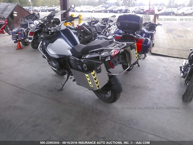 WB10A1206GZ664676 - 2016 BMW R1200 GS ADVENTURE ლურჯი ფოტო 3