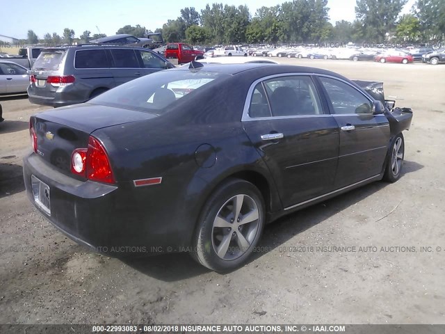 1G1ZC5E01CF342524 - 2012 CHEVROLET MALIBU 1LT შავი ფოტო 4