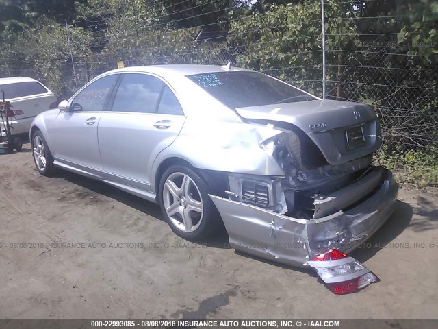 WDDNG86XX8A178420 - 2008 MERCEDES-BENZ S 550 4MATIC SILVER photo 3