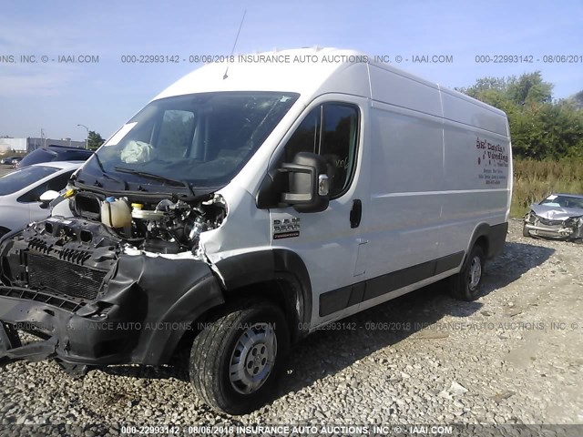 3C6URVJG2HE530934 - 2017 RAM PROMASTER 3500 3500 HIGH WHITE photo 2