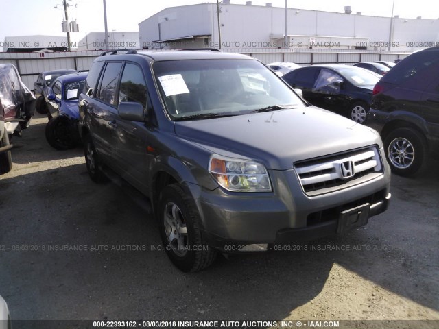 5FNYF18647B004905 - 2007 HONDA PILOT GRAY photo 1