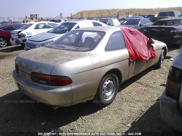 JT8JZ31C1R0017339 - 1994 LEXUS SC 300 Champagne photo 4