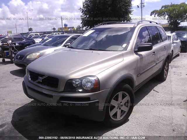 YV1CY592051143971 - 2005 VOLVO XC90 GOLD photo 2