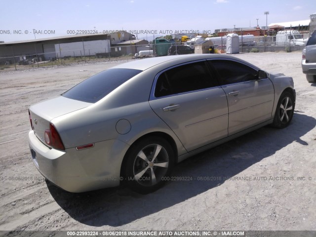 1G1ZC5E16BF318694 - 2011 CHEVROLET MALIBU 1LT თაფლისფერი ფოტო 4