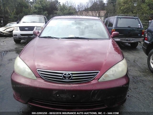 4T1BE32K16U131039 - 2006 TOYOTA CAMRY LE/XLE/SE 红色 照片 6