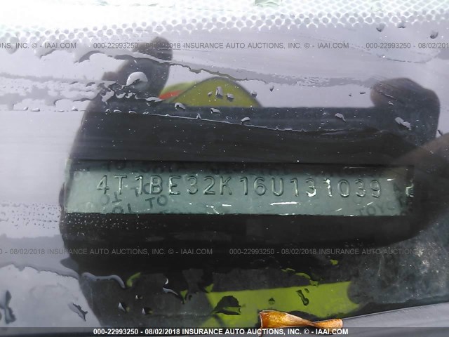 4T1BE32K16U131039 - 2006 TOYOTA CAMRY LE/XLE/SE 红色 照片 9