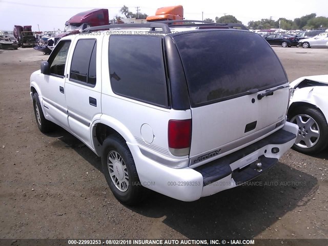 1GKDT13W0Y2172757 - 2000 GMC JIMMY / ENVOY  WHITE photo 3