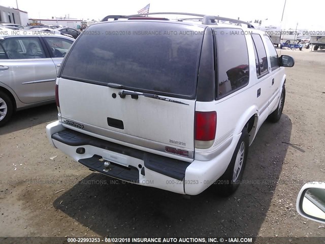 1GKDT13W0Y2172757 - 2000 GMC JIMMY / ENVOY  WHITE photo 4