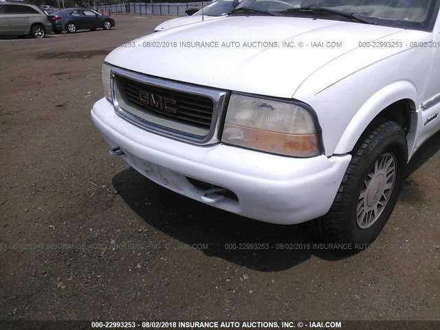 1GKDT13W0Y2172757 - 2000 GMC JIMMY / ENVOY  WHITE photo 6