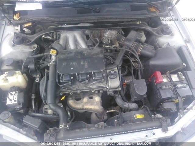 2T1CF28P6YC341560 - 2000 TOYOTA CAMRY SOLARA SE/SLE ვერცხლისფერი ფოტო 10