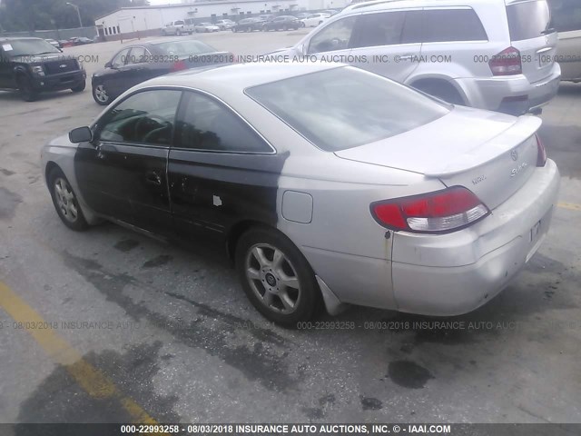2T1CF28P6YC341560 - 2000 TOYOTA CAMRY SOLARA SE/SLE ვერცხლისფერი ფოტო 3