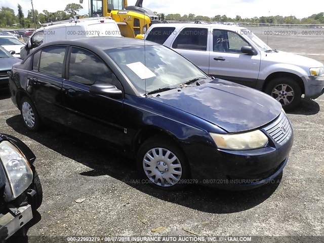 1G8AZ55F27Z200138 - 2007 SATURN ION LEVEL 2 海军蓝 照片 1