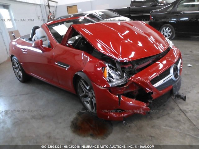 WDDPK4HA7DF060573 - 2013 MERCEDES-BENZ SLK 250 RED photo 1