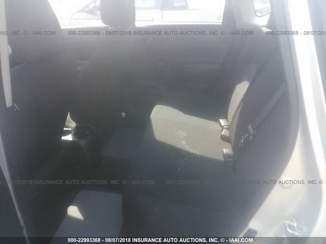 3N1CE2CP8FL417352 - 2015 NISSAN VERSA NOTE S/S PLUS/SV/SL/SR SILVER photo 8