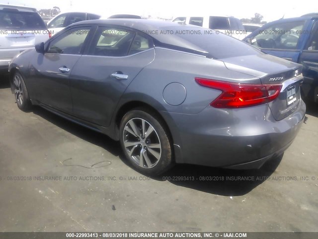 1N4AA6AP7HC417406 - 2017 NISSAN MAXIMA 3.5S/SV/SL/SR/PLAT GRAY photo 3