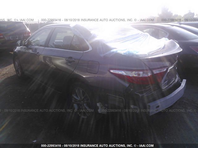 4T1BF1FK3HU345111 - 2017 TOYOTA CAMRY LE/XLE/SE/XSE GRAY photo 3
