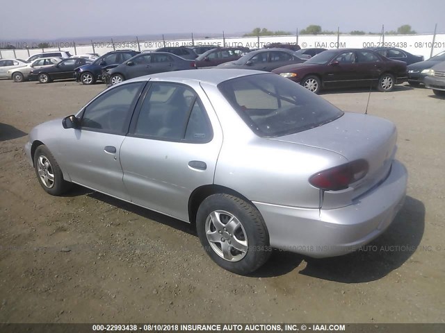 1G1JC524417284713 - 2001 CHEVROLET CAVALIER CNG SILVER photo 3