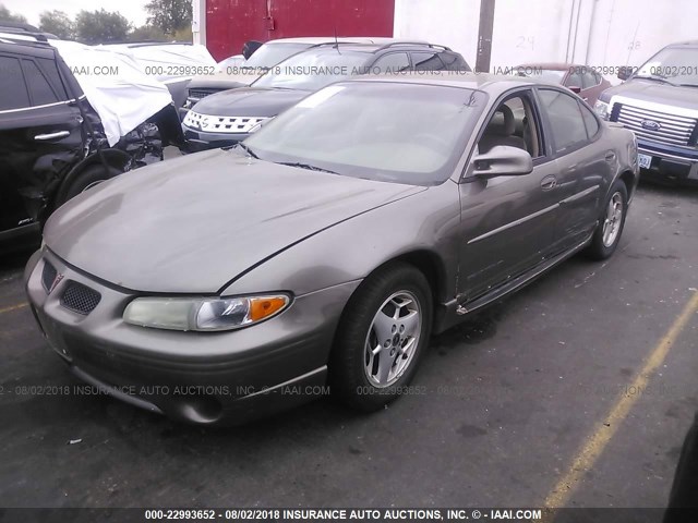 1G2WP52K12F194205 - 2002 PONTIAC GRAND PRIX GT BROWN photo 2