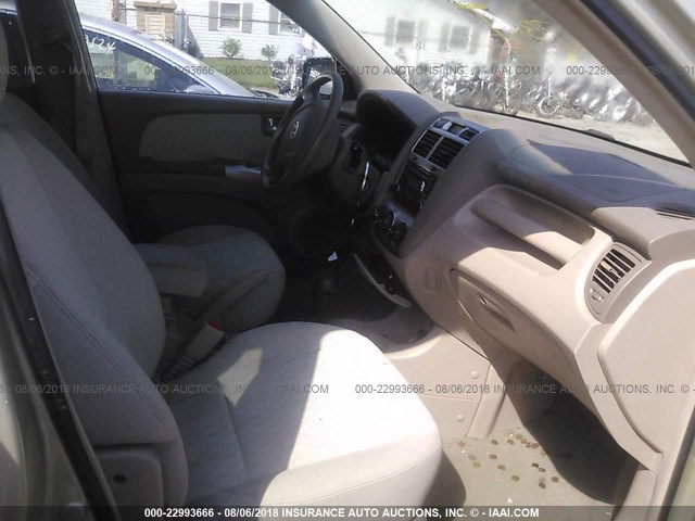 KNDJE723677440019 - 2007 KIA SPORTAGE EX/LX TAN photo 5