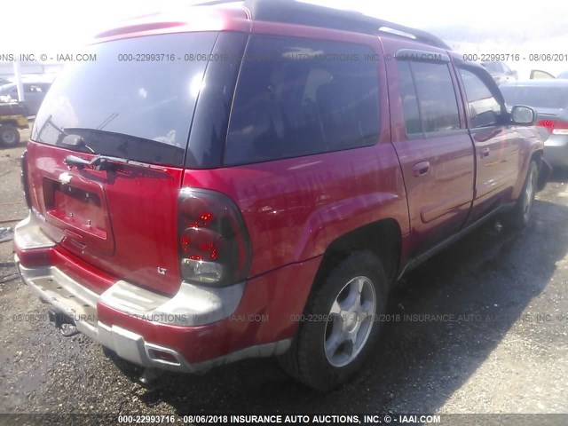 1GNET16MX56182346 - 2005 CHEVROLET TRAILBLAZER EXT LS/EXT LT RED photo 4