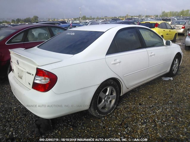 4T1BF30K42U504052 - 2002 TOYOTA CAMRY LE/XLE/SE 白色 照片 4