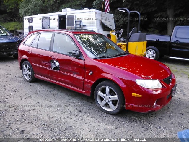 JM1BJ245231156501 - 2003 MAZDA PROTEGE PR5 RED photo 1