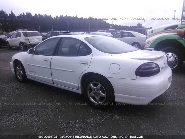 1G2WP52K4XF261869 - 1999 PONTIAC GRAND PRIX GT WHITE photo 3