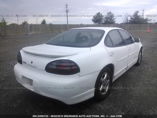 1G2WP52K4XF261869 - 1999 PONTIAC GRAND PRIX GT WHITE photo 4