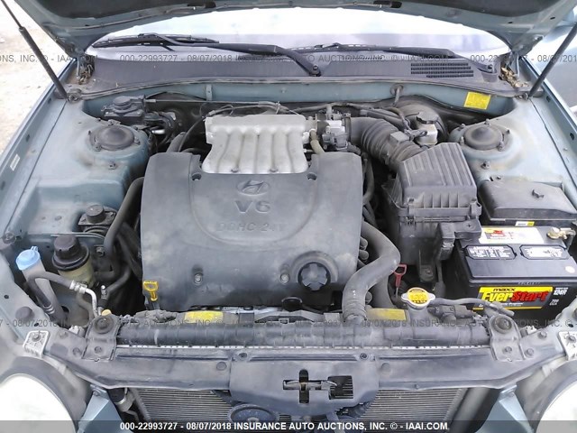 KMHWF35H15A118029 - 2005 HYUNDAI SONATA GLS/LX BLUE photo 10