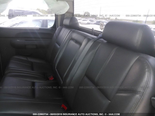 3GTP1VE03CG245098 - 2012 GMC SIERRA C1500 SLE WHITE photo 8