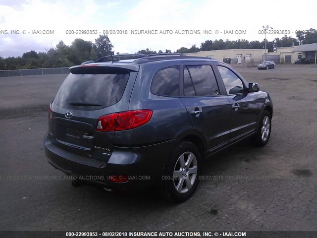 5NMSH13E28H220332 - 2008 HYUNDAI SANTA FE SE/LIMITED GRAY photo 4