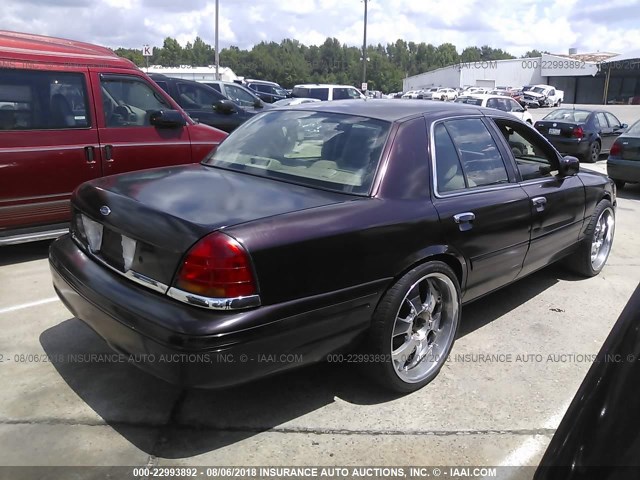 2FAFP73W53X170283 - 2003 FORD CROWN VICTORIA  BURGUNDY photo 4