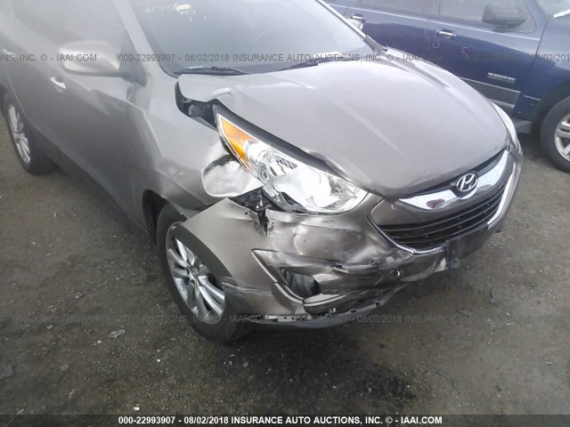 KM8JU3AC8AU085632 - 2010 HYUNDAI TUCSON GLS/LIMITED 金色 照片 6